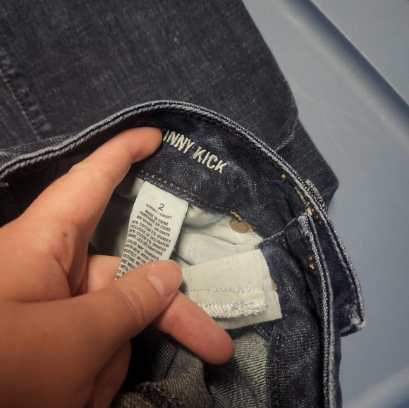 American Eagle jeans size 2 skinny kick - Picture 3 of 5